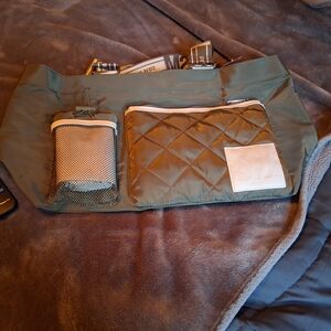 Stylish Green Quilted Men's Bag